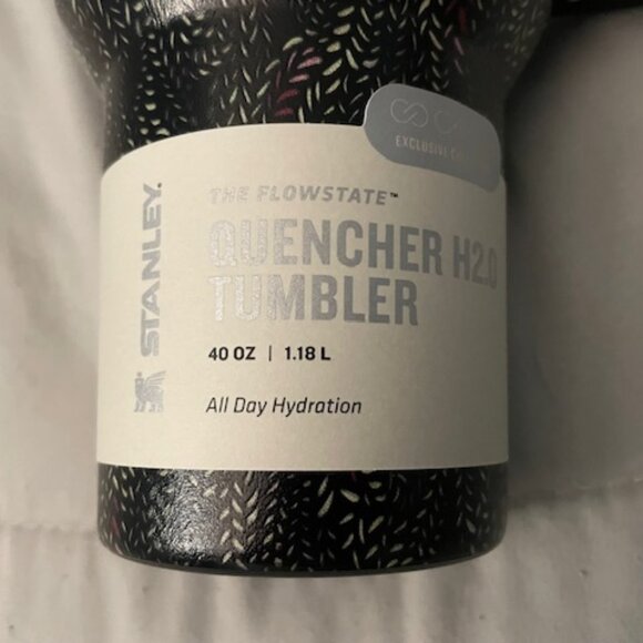 NEW Stanley Water Bottle 40 Oz Quencher H2.0 FlowState™ Tumbler Black NEW $50 - Picture 3 of 11
